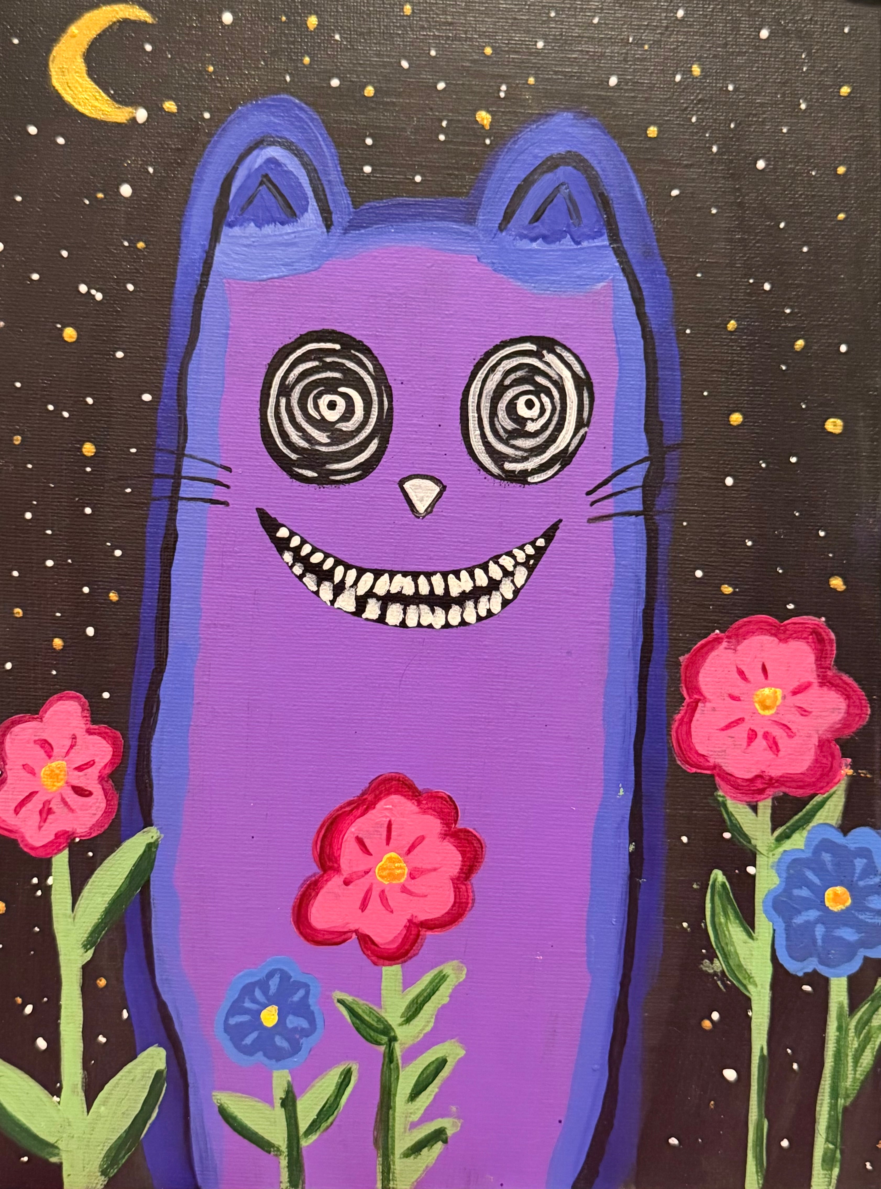 Purple kitty