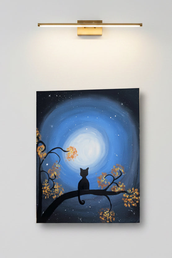 The cat and the moon 16x20